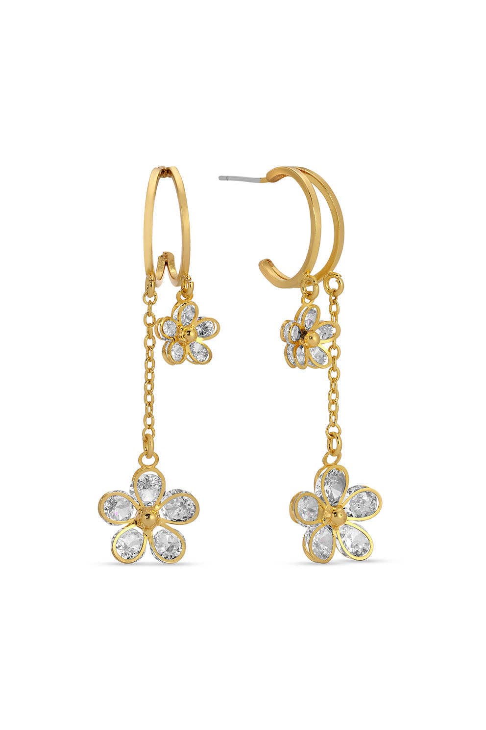 Eye Candy Los Angeles - Hampton CZ Drop Earrings