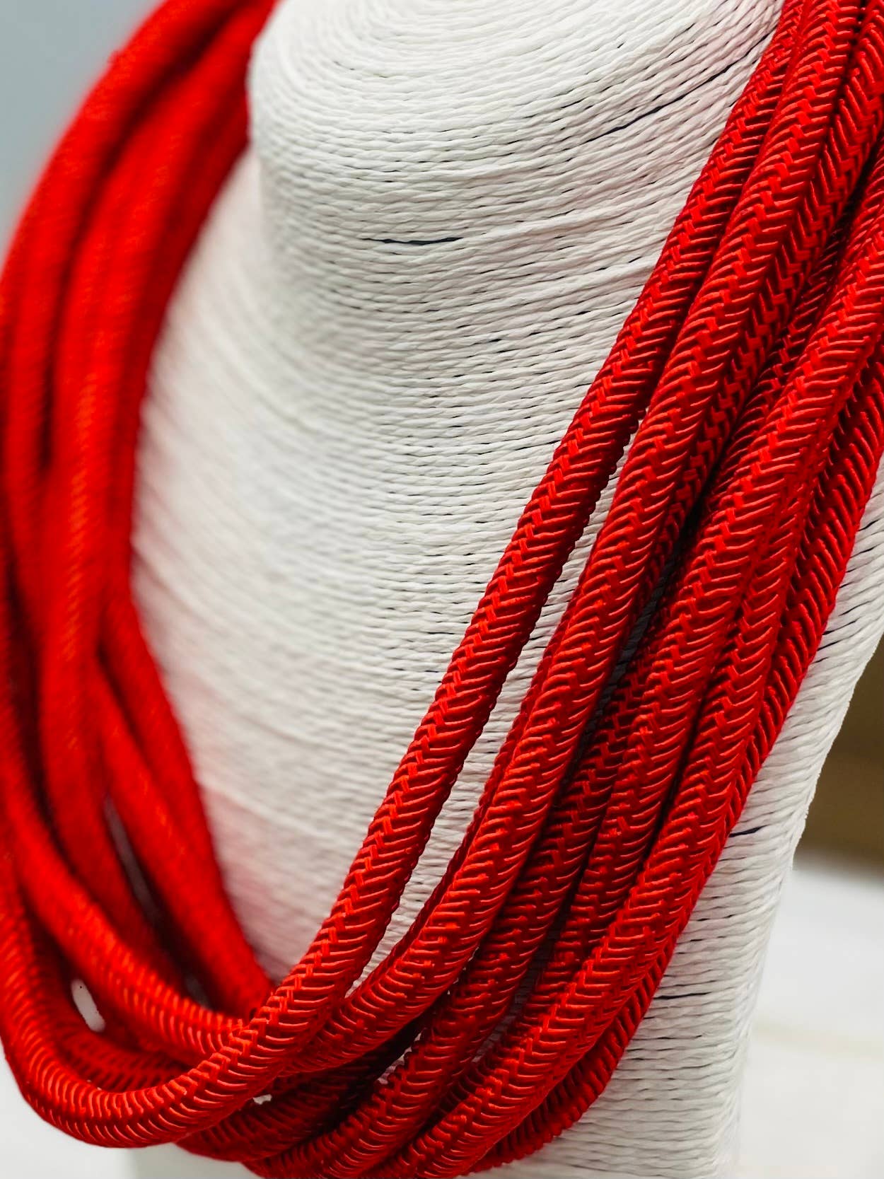 TWO FORTY TWO - "Original" Slub 8-Strand Necklace (red) NK183