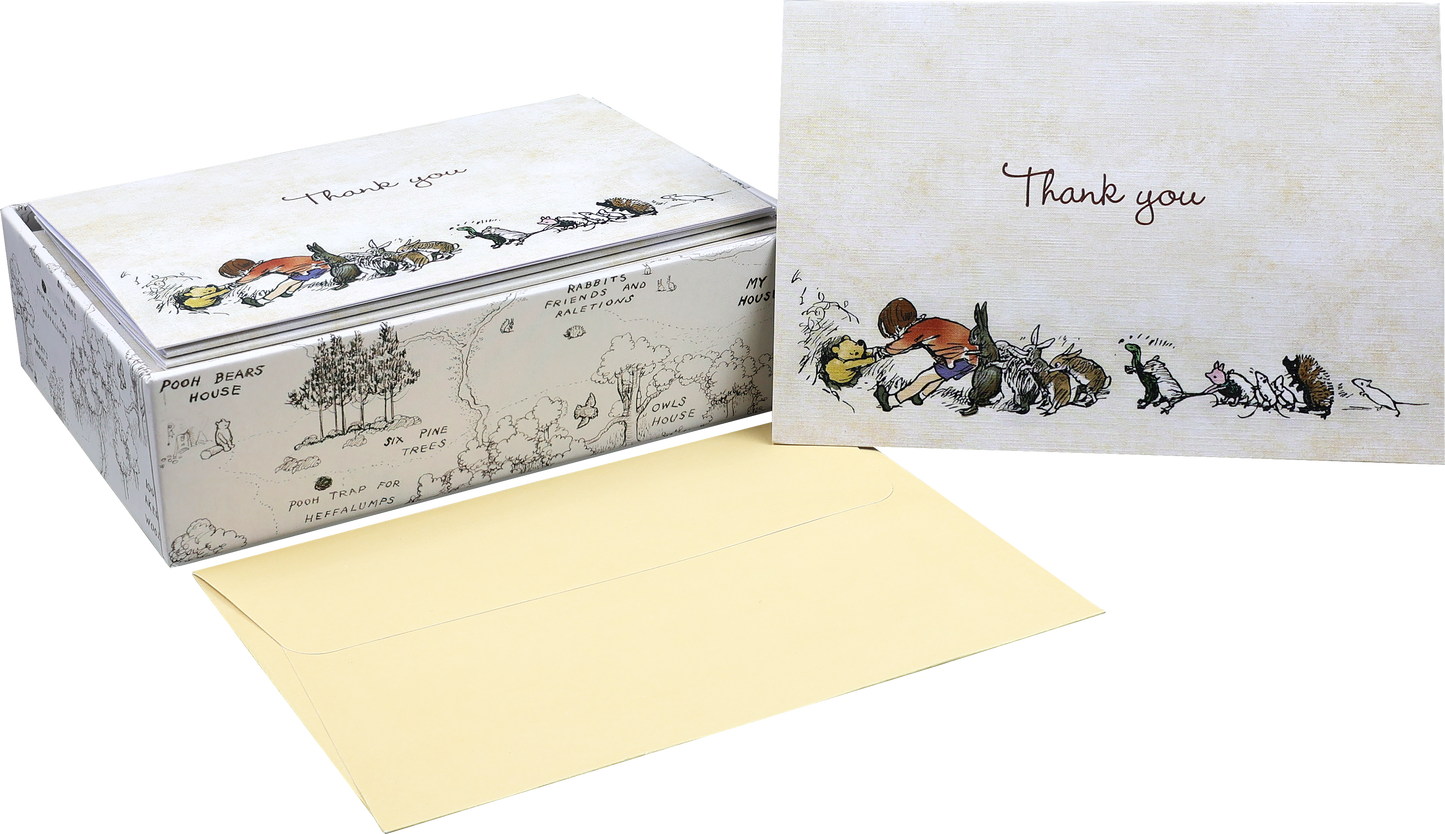 Peter Pauper Press - Pooh Bear Thank You Notes