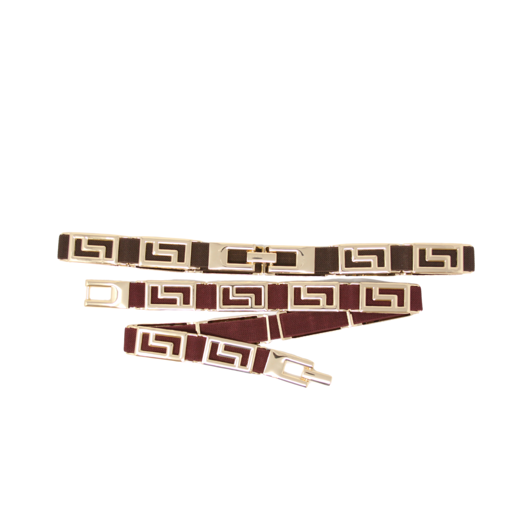 German Fuentes Handbags - CINT-23 ONE SIZE STRETCH BELT : Black