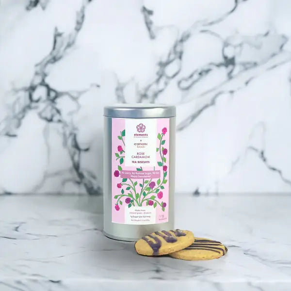 Elements Truffles - ROSE CARDAMOM TEA BISCUITS