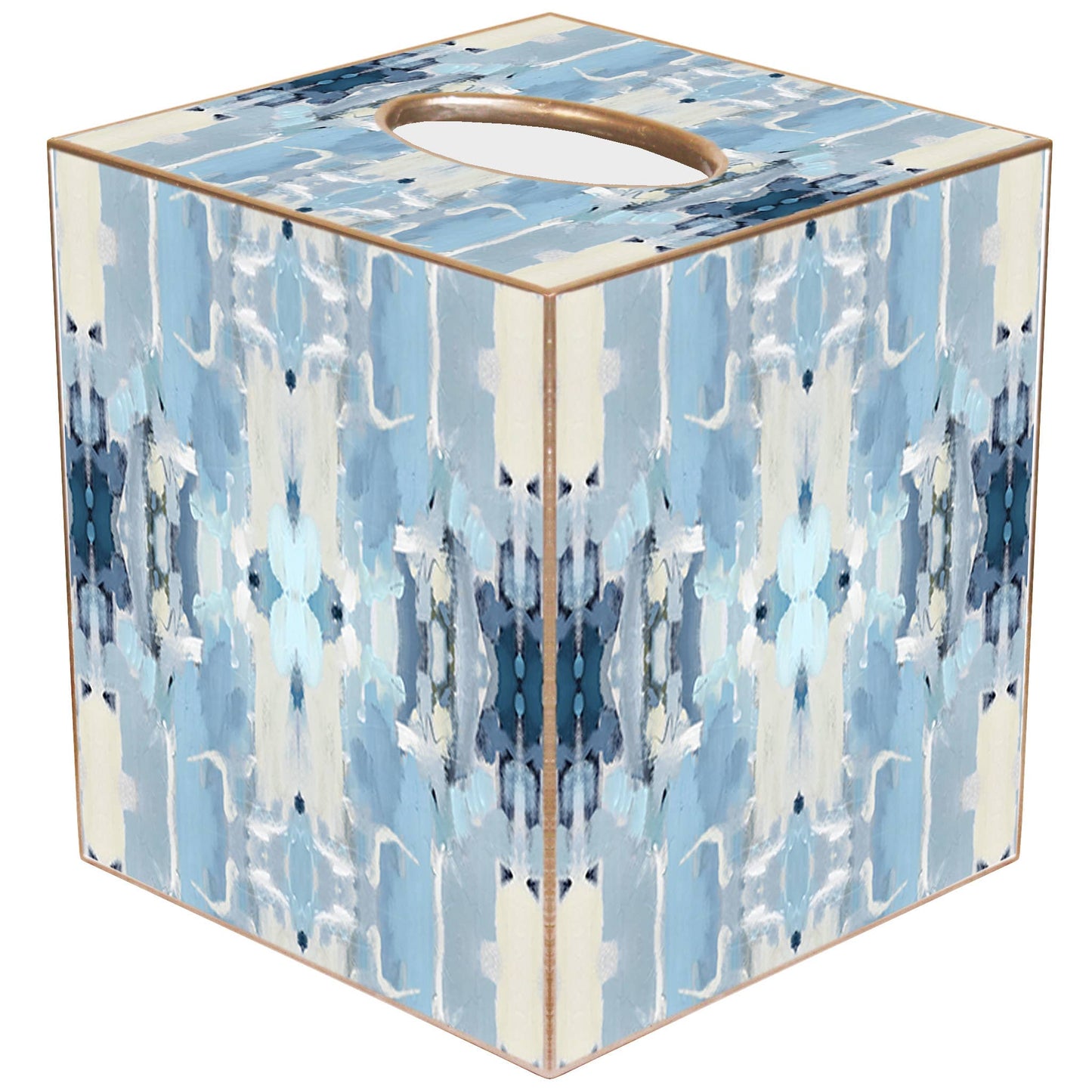 Marye-Kelley - TB7836- Ocean Breeze Laura Park Tissue Box: Paper Mache