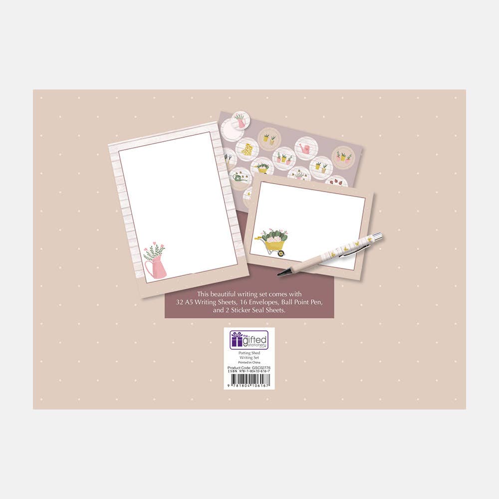 The Gifted Stationery Company - Writing Set - Potting Shed