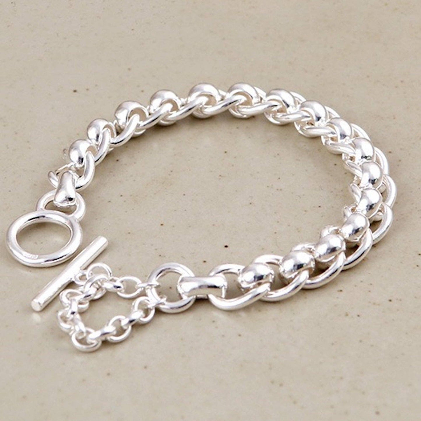 Cici’De Jewelry Amsterdam - Essential Chunky chain sterling silver bold look link bracelet
