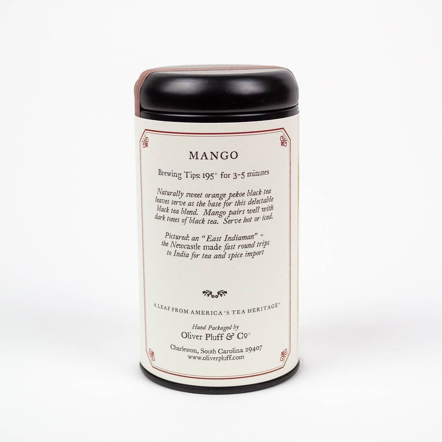 Oliver Pluff & Company - Mango - 20 Teabags in Signature Tea Tin