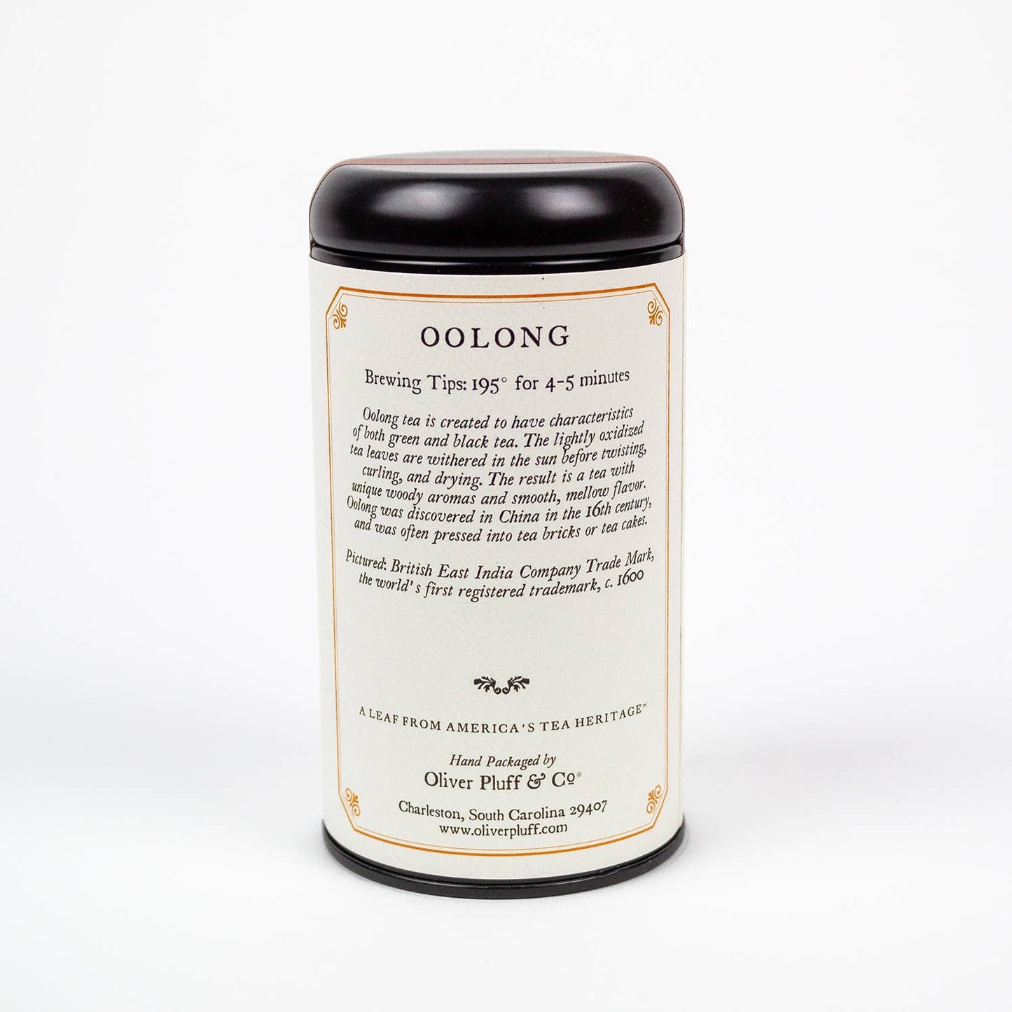 Oliver Pluff & Company - Oolong - 20 Teabags in Signature Tea Tin