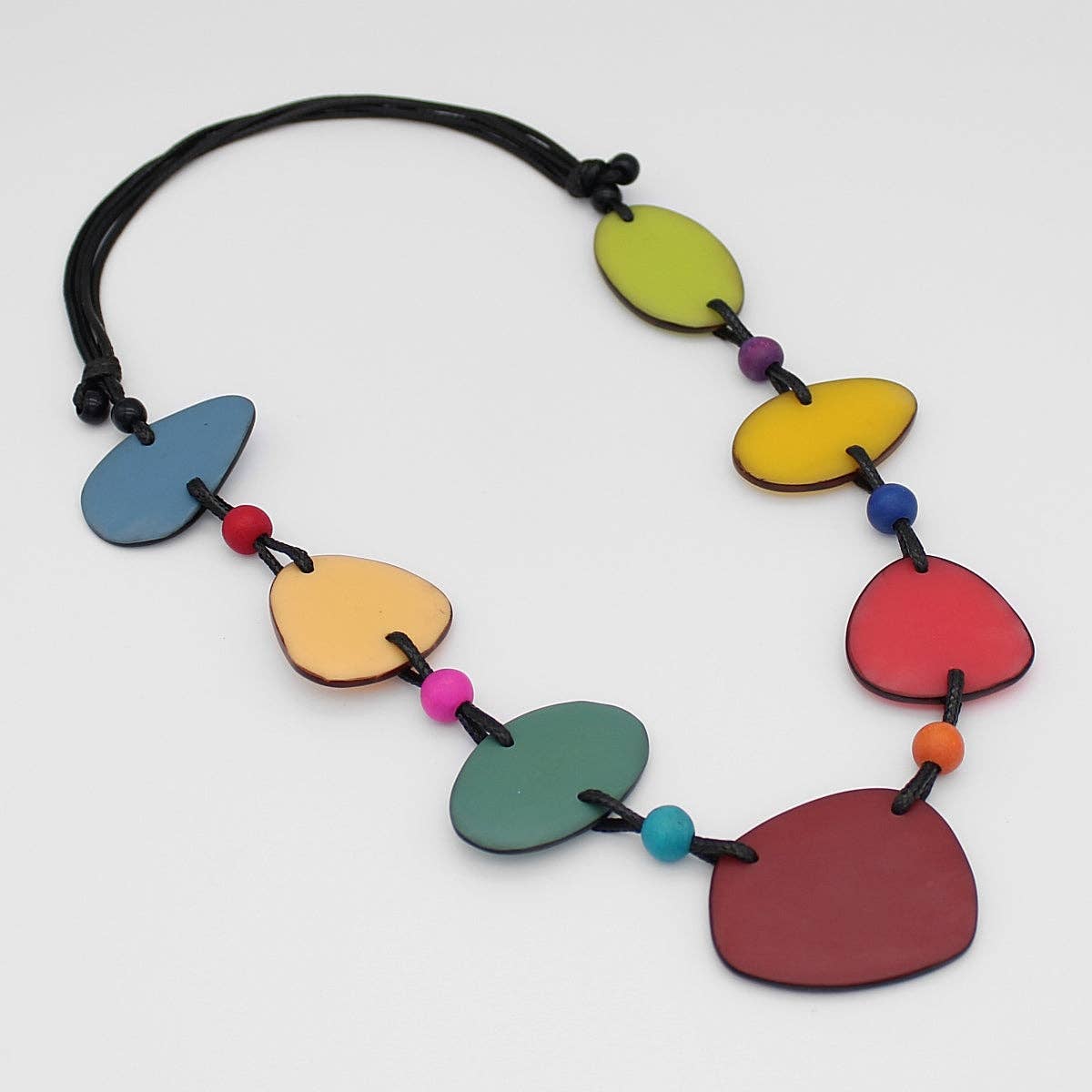 Sylca Designs - Multi Color Stepping Stones Necklace