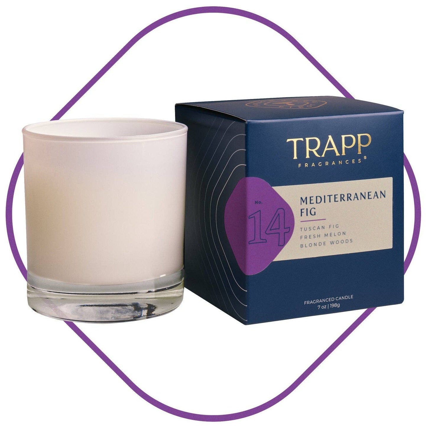 Trapp Fragrances - No. 14 Mediterranean Fig 7 oz. Candle in Signature Box