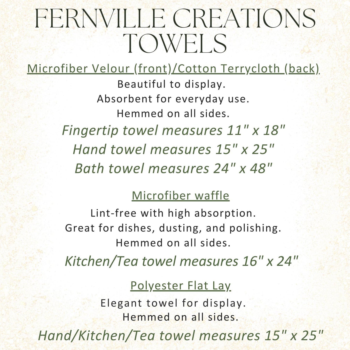 Fernville Creations - Gold Bee French Inspired Luxury Velour Hand Towel