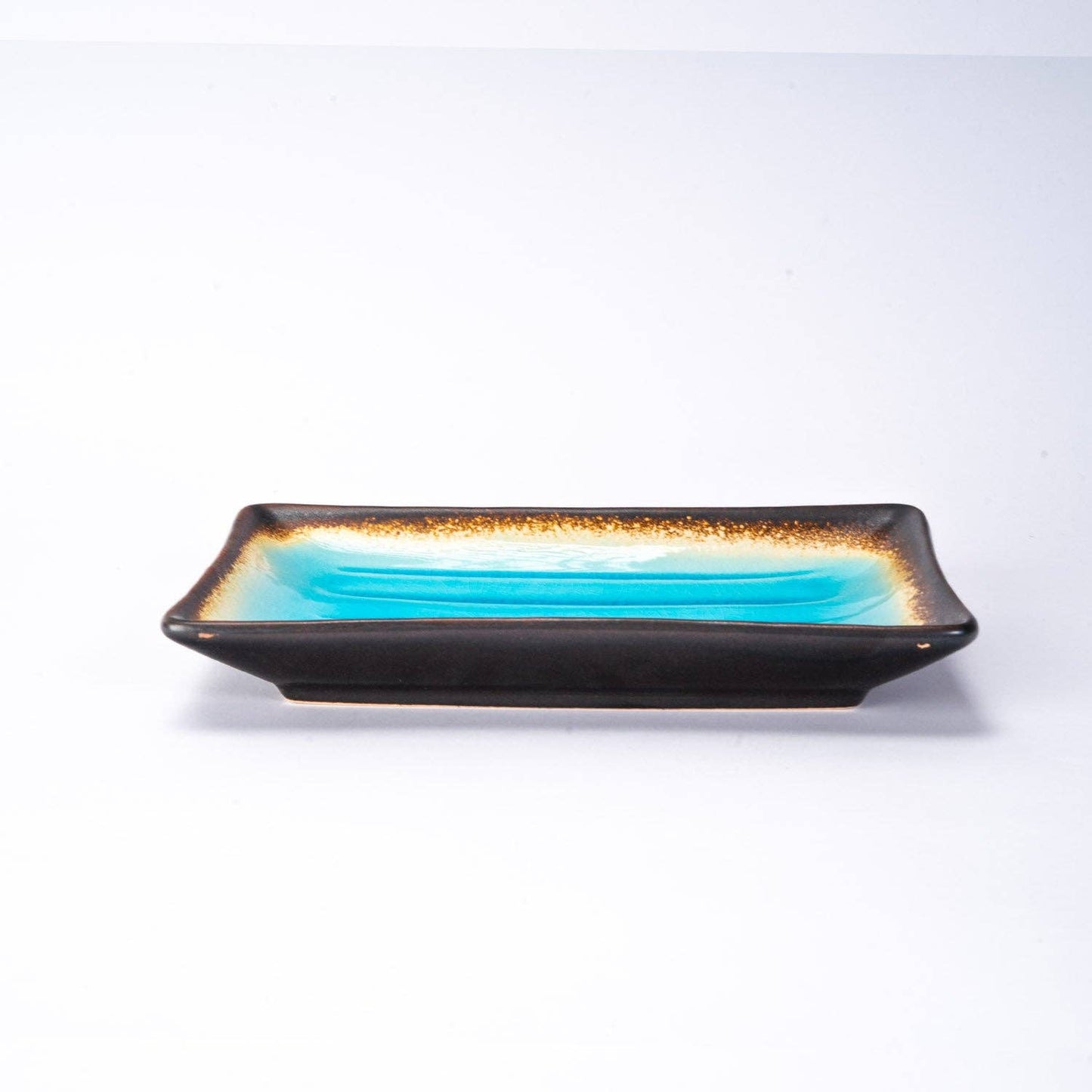 Urban Tokyo - Aozora Kannyu 8.5"L x 5.25"W Rectangular Shaped Porcelain Plate (6/24)