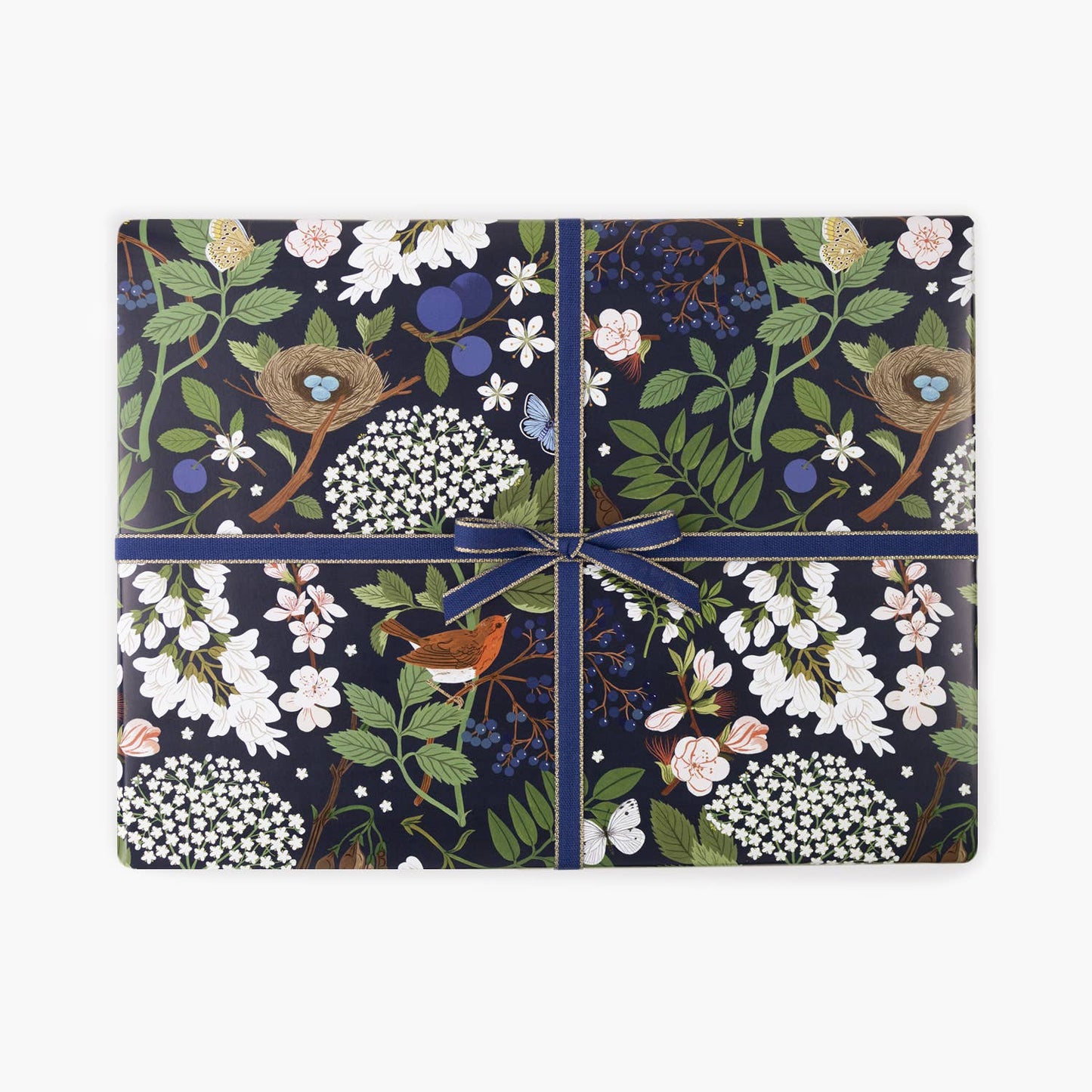 Botanica Paper Co. - FLOWERING TREES - NIGHT | Double Sided Wrapping Paper