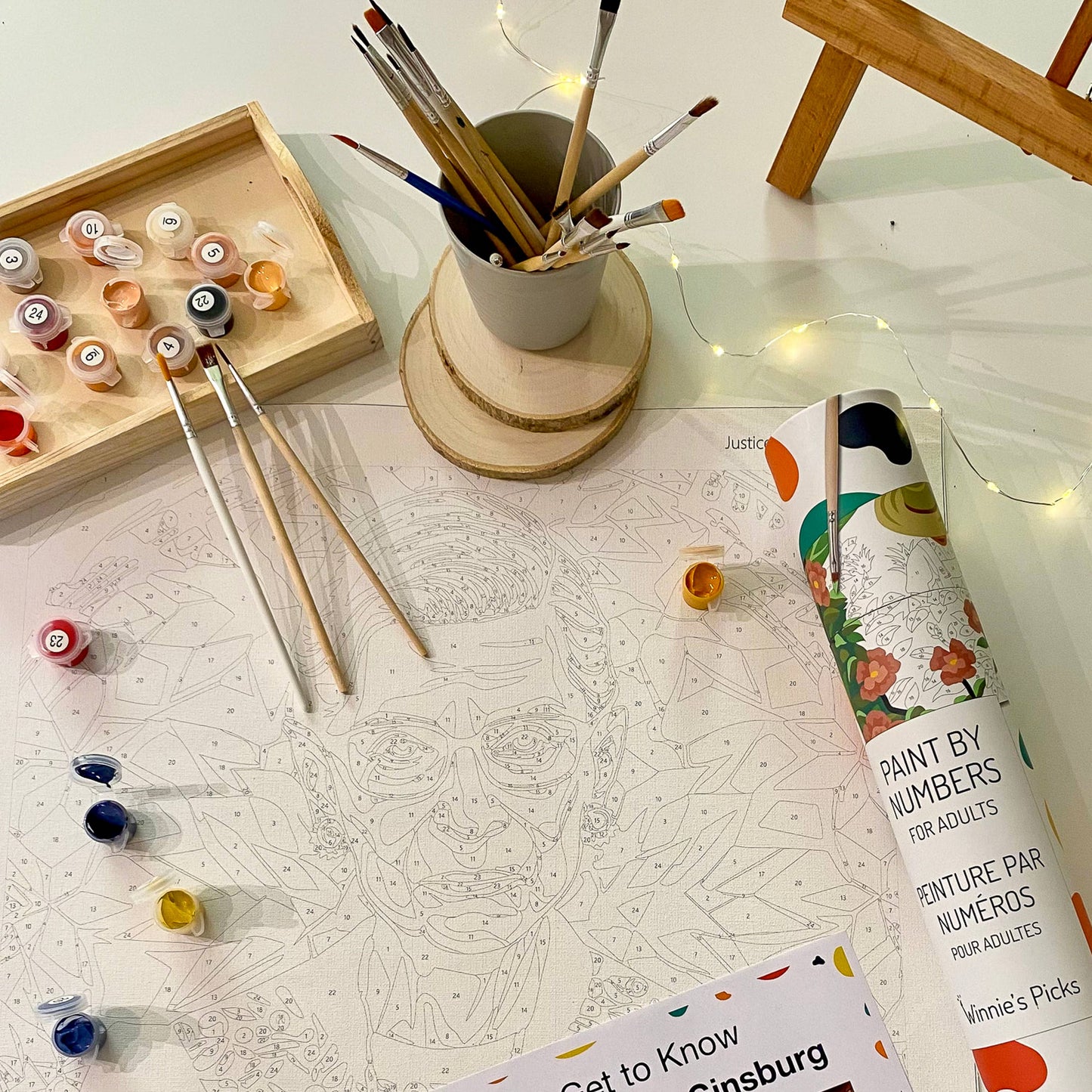 Winnie's Picks - Autumn at Adam's Mill Paint-by-numbers Set - 2024 Gift