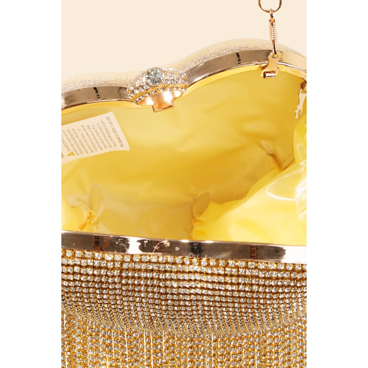 Anarchy Street - Rhinestone Fringe Heart Bag: G