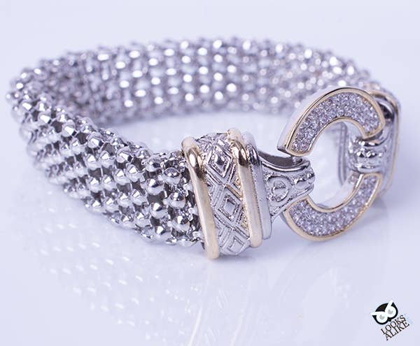 My Best Kept Jewelry - Pave Wheel Bracelet