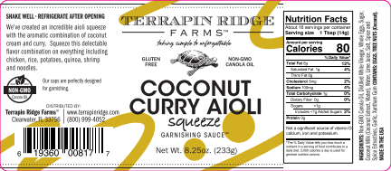 Terrapin Ridge Farms - Coconut Curry Aioli Squeeze