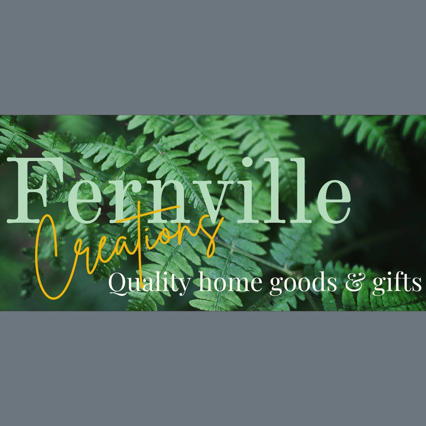 Fernville Creations - Birdhouse Printed Hand Towel with Blue Floral Accents