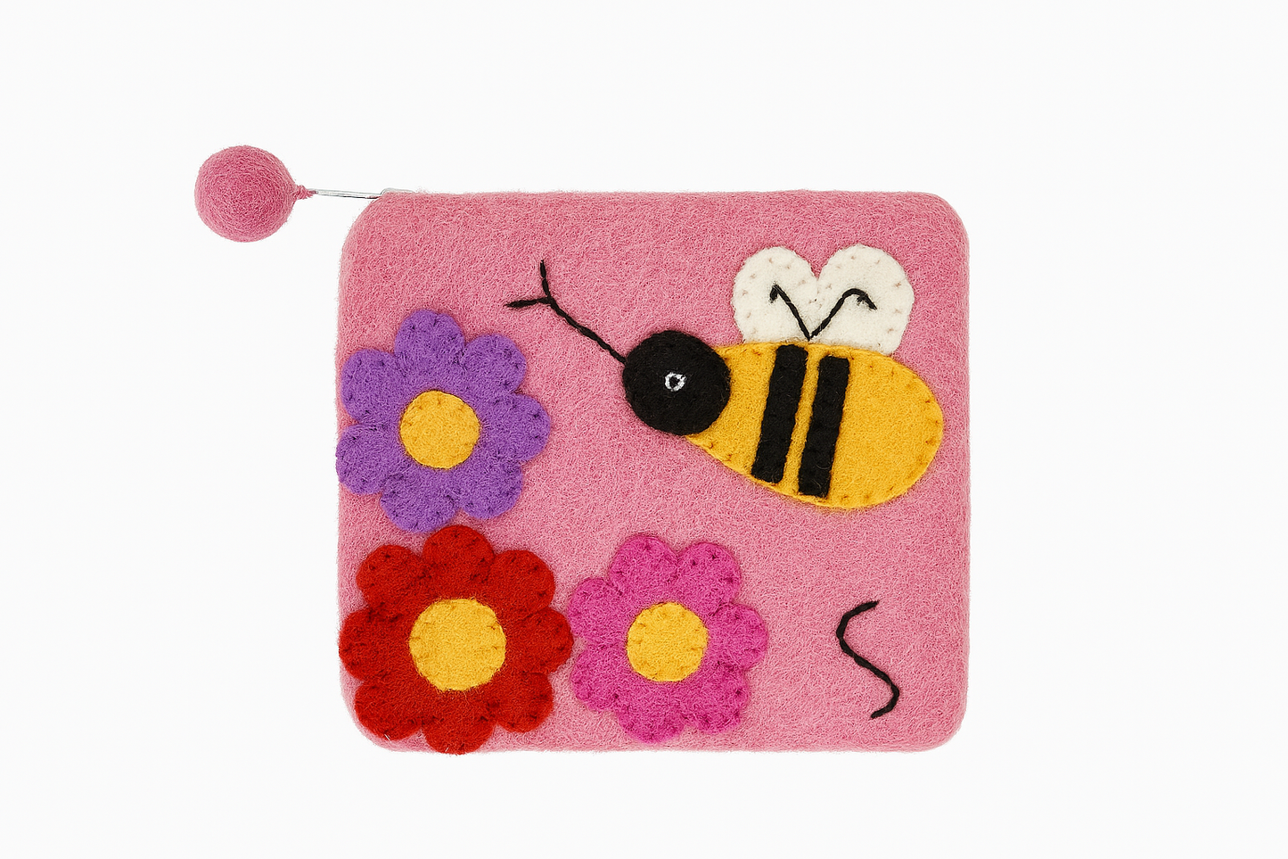 BNB Crafts Inc. - Bumble Bee Coin Purse (NOW Available in Rectangle Shape): Green