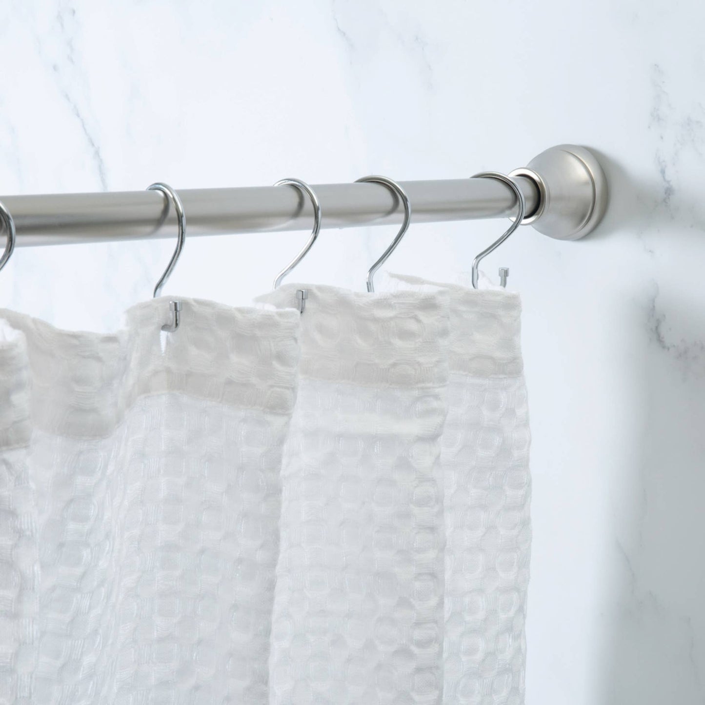 Moda at Home Enterprises, Ltd - MONROE TENSION ROD DECORATIVE 42-72" NICKEL