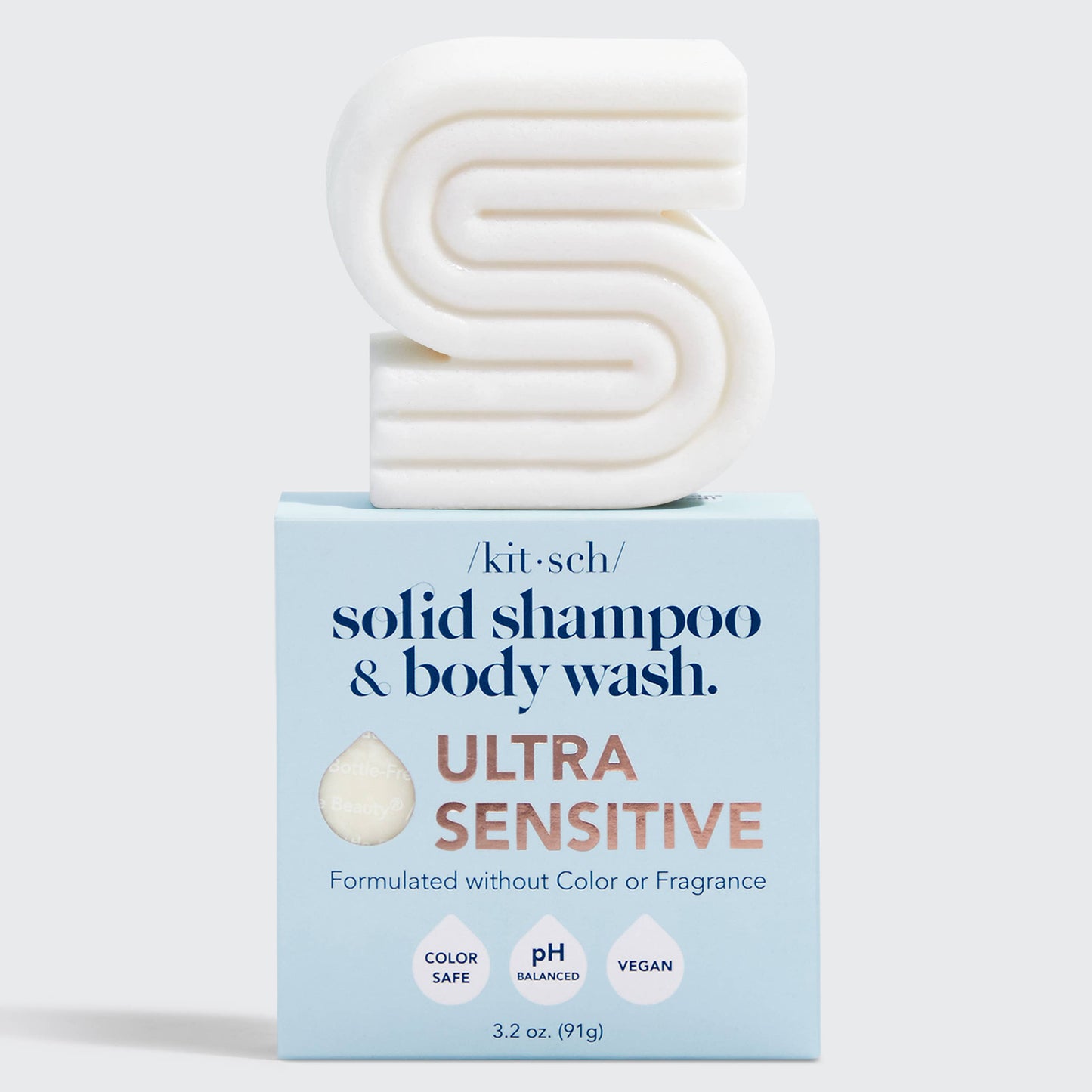 KITSCH - Ultra Sensitive Shampoo & Body Wash Bar Fragrance-Free