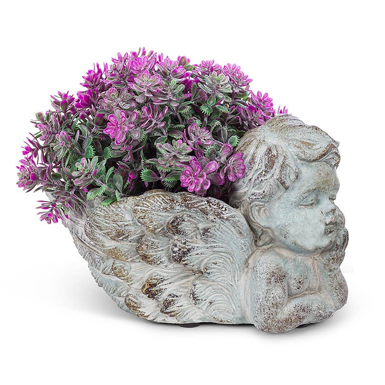 Abbott - Resting Cherub Planter-7"L