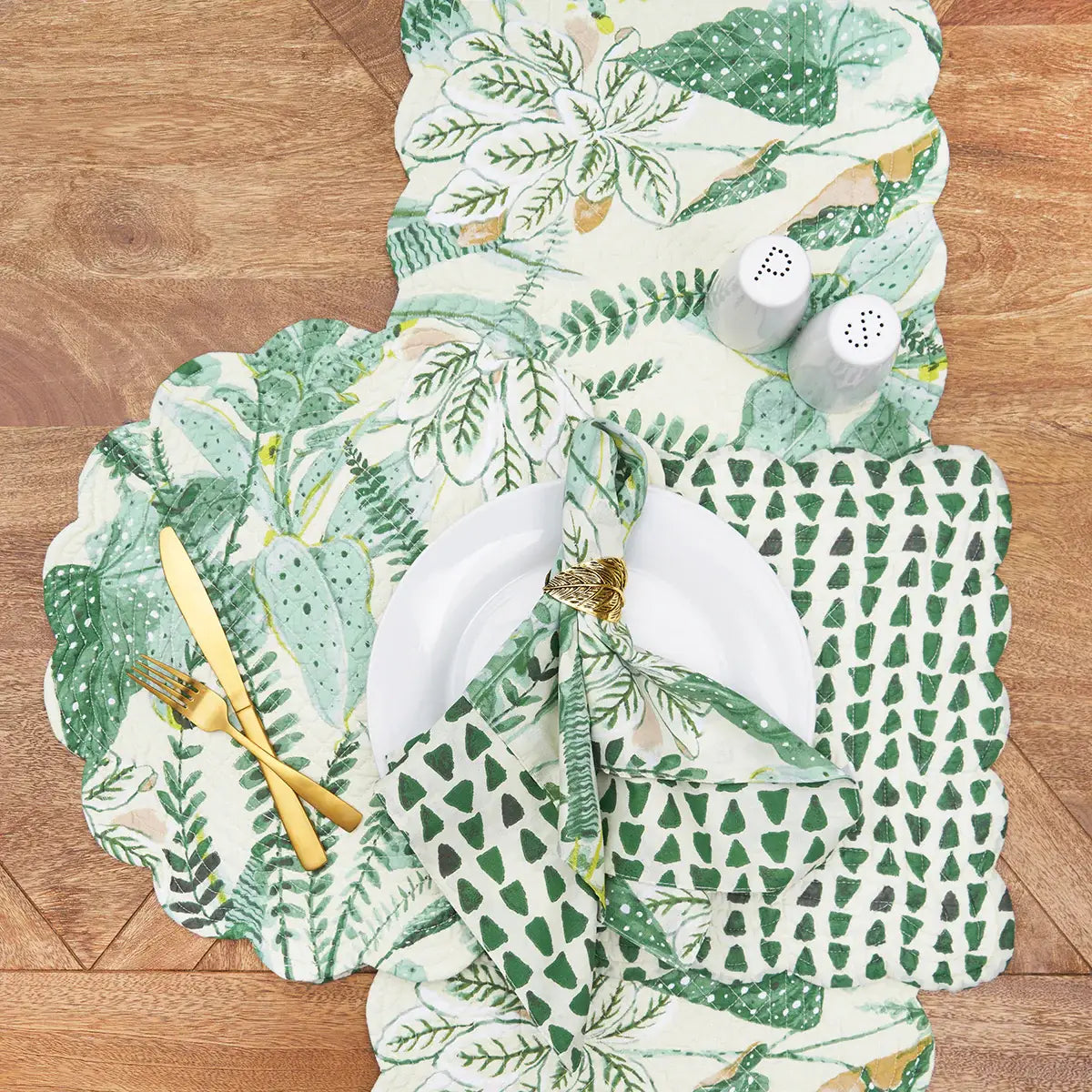 C&F Home - Parson Tropical Leaves Napkin