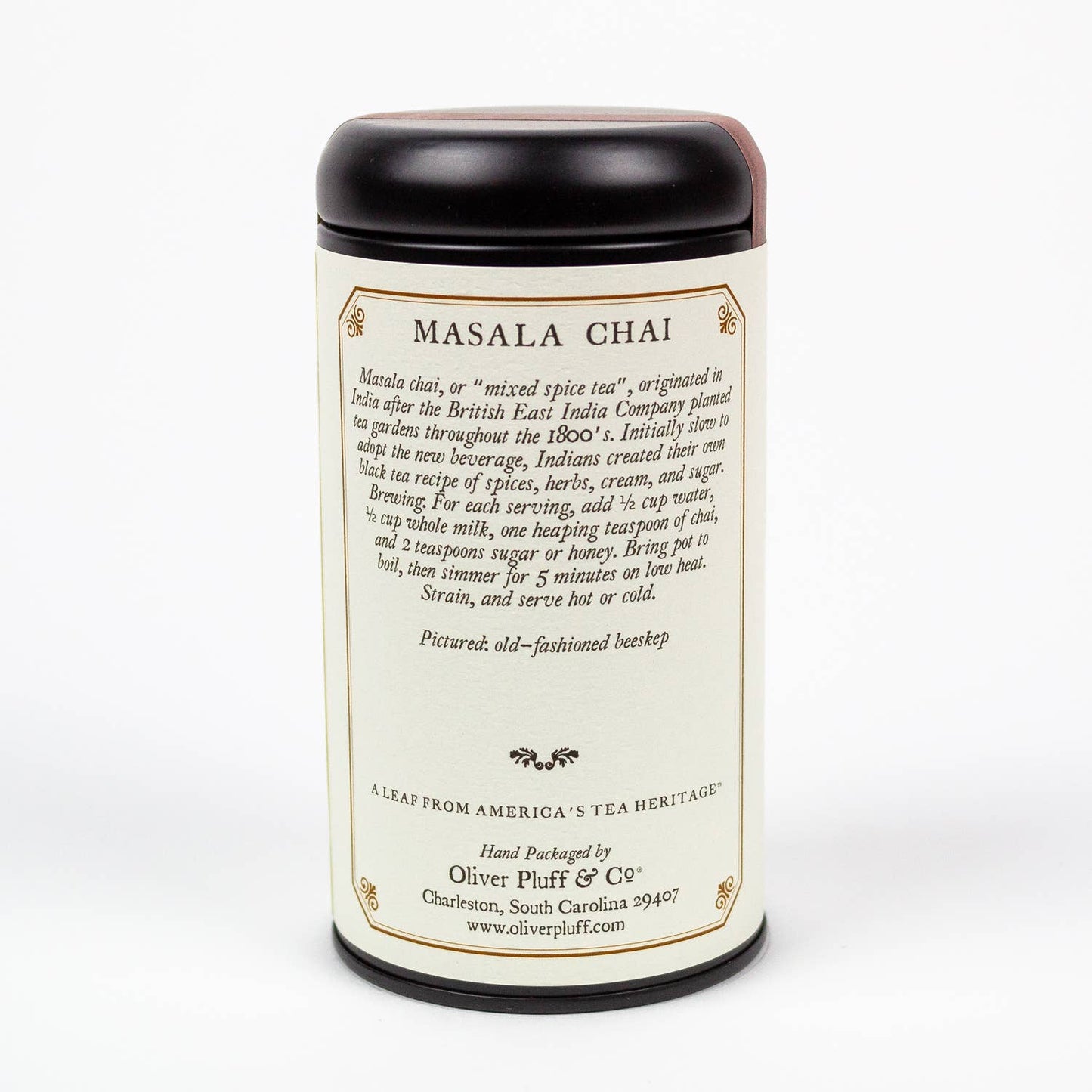 Oliver Pluff & Company - Masala Chai - 20 Teabags in Signature Tea Tin