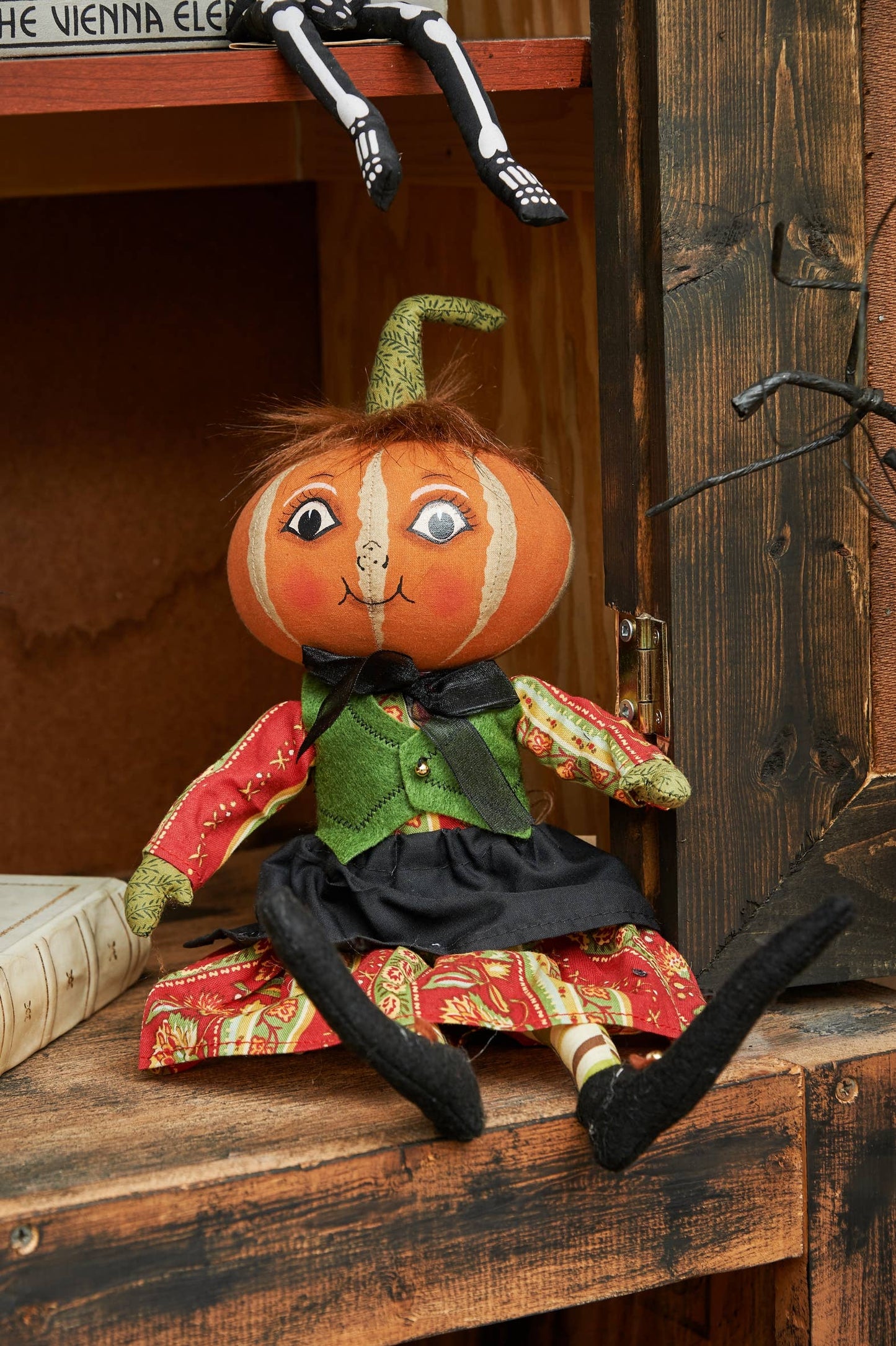 C&F Home - Kimberly Pumpkin Gathered Traditions Art Doll