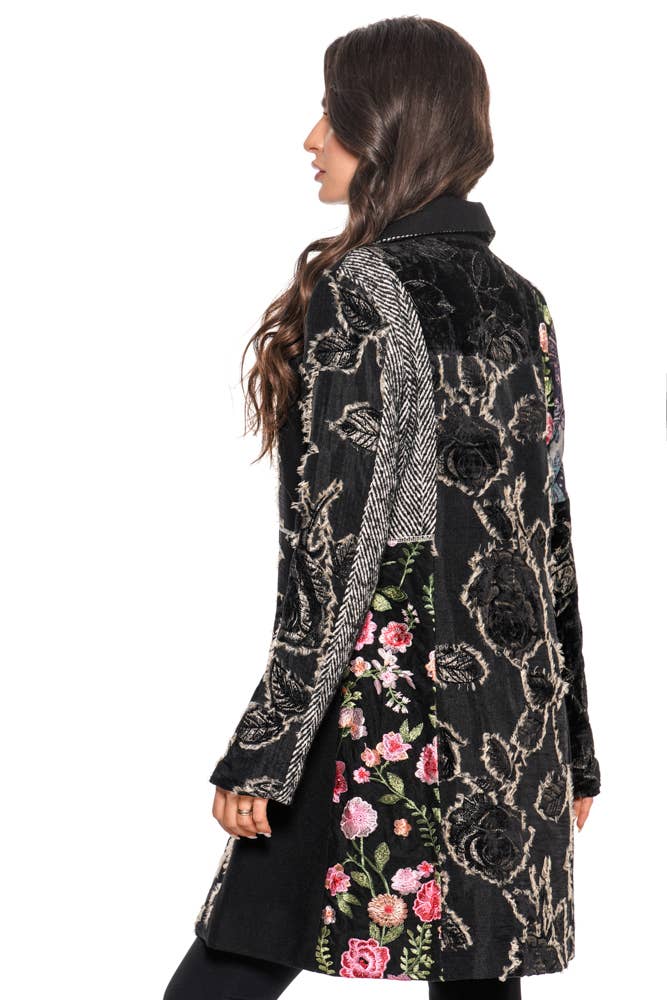 Adore - BS2546 Mix Media Jacket : L