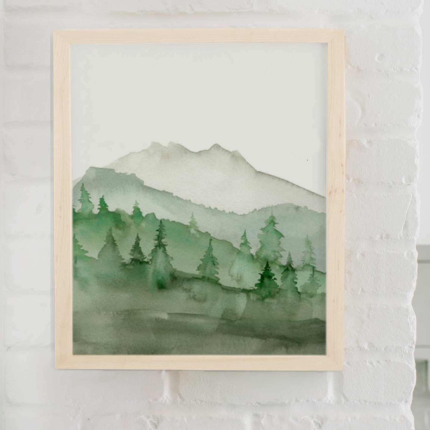Lana's Shop - Green Mountain Art Print