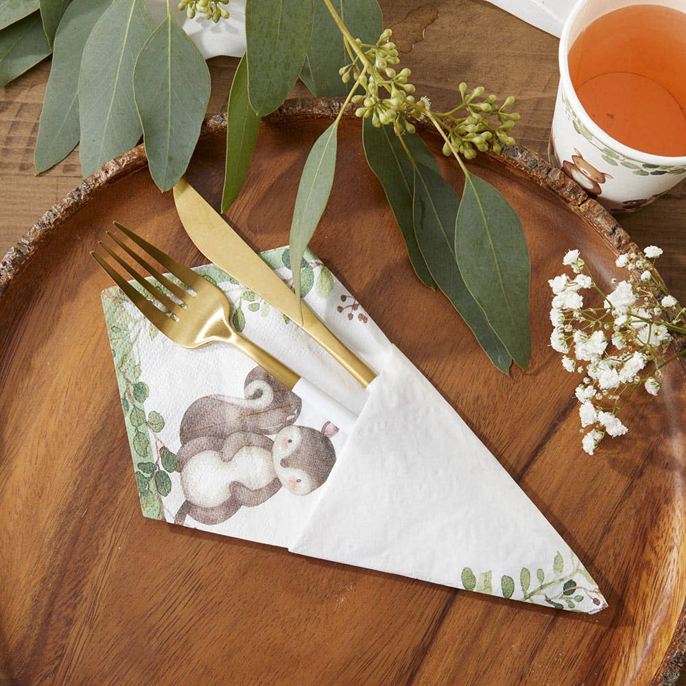 Kate Aspen - Woodland Baby 2 Ply Paper Napkins (Set of 30)