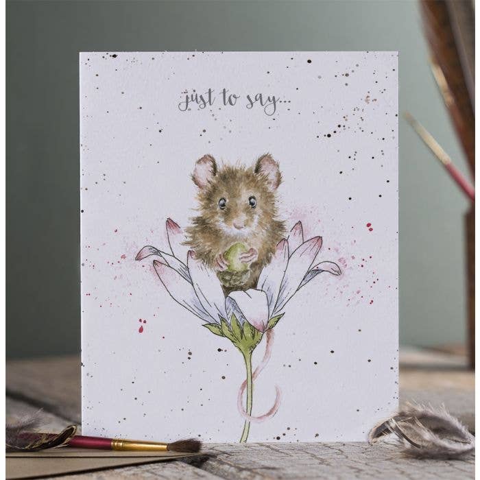 Wrendale Designs - Mouse Wishes Just For You