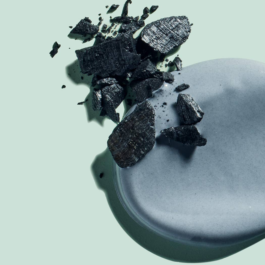 Davids Natural Toothpaste - Davids travel size premium toothpaste / charcoal+peppermin