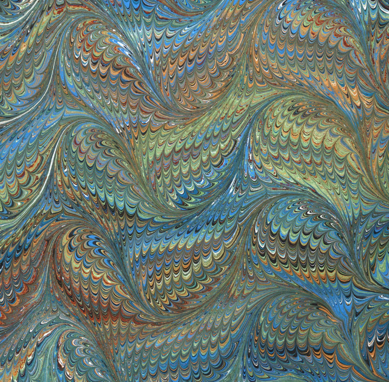 Altoonastore - Marble Wallpaper - Water Cocktail Napkin