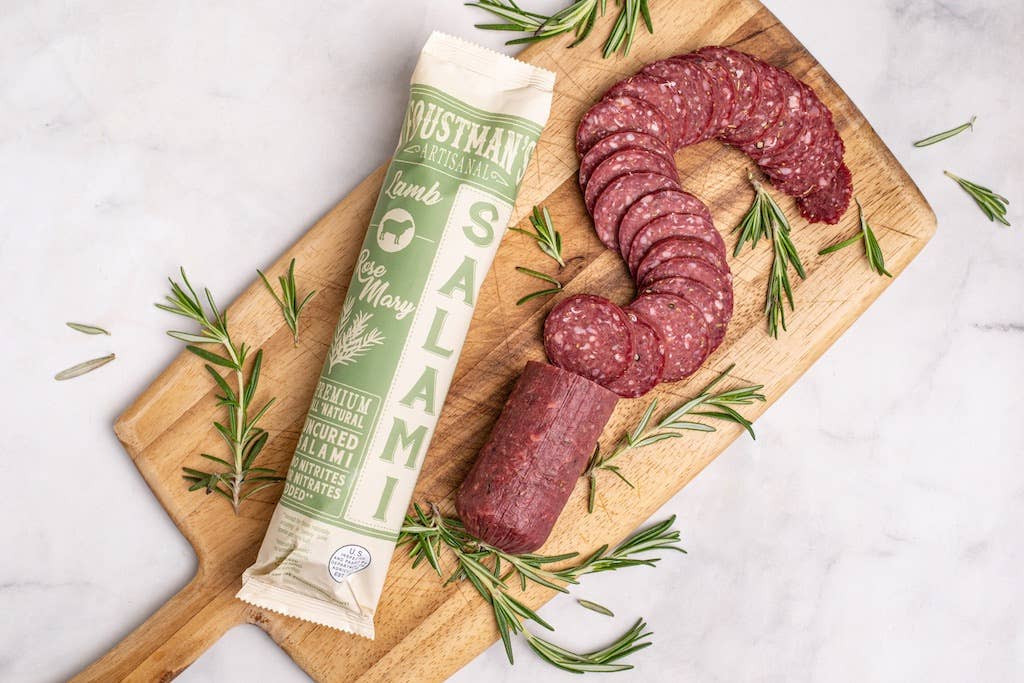 Foustman's Salami - LAMB ROSEMARY | FOUSTMAN'S ALL-NATURAL UNCURED SALAMI - 8oz