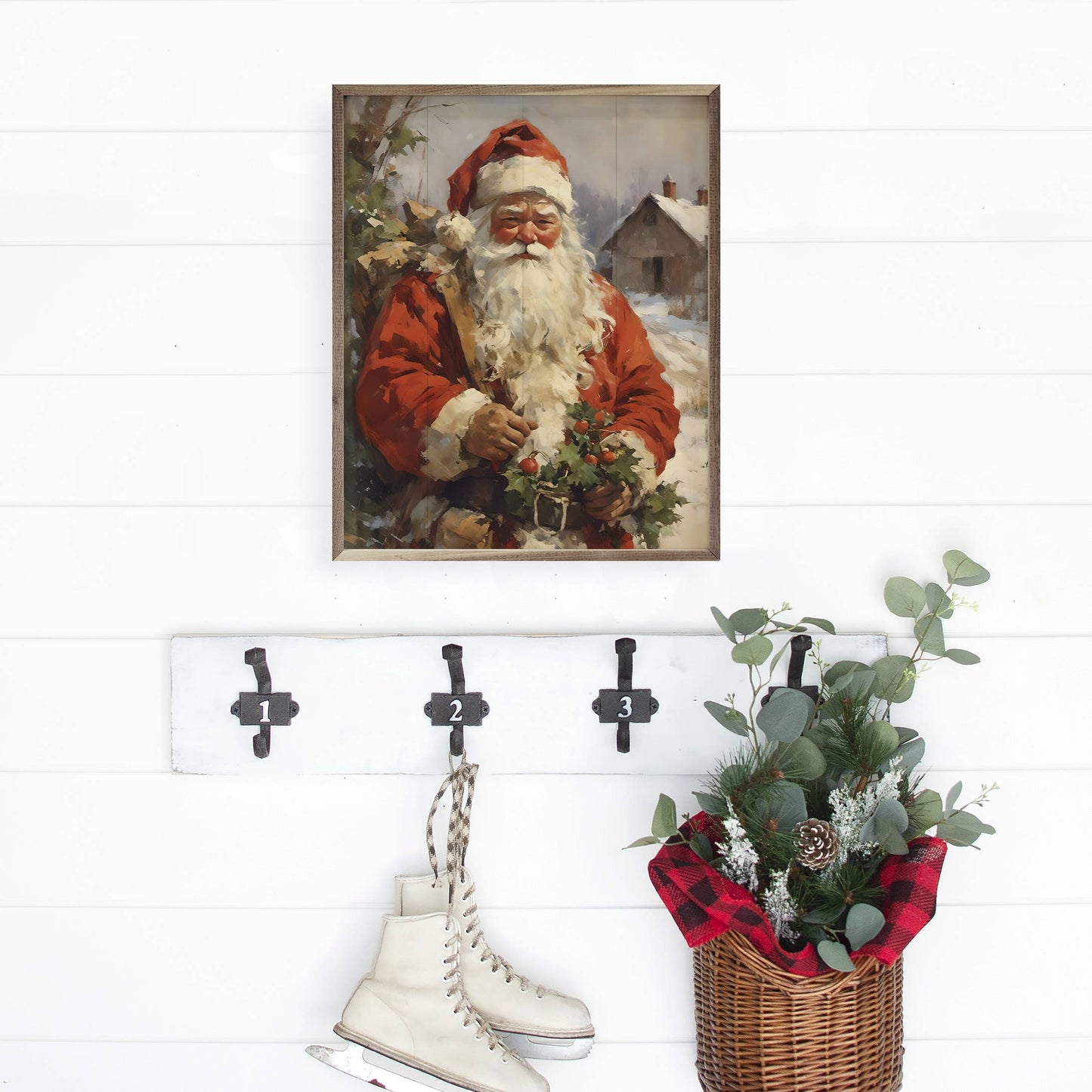 Kendrick Home - Picture Perfect Santa: 8 x 10 x 1.5