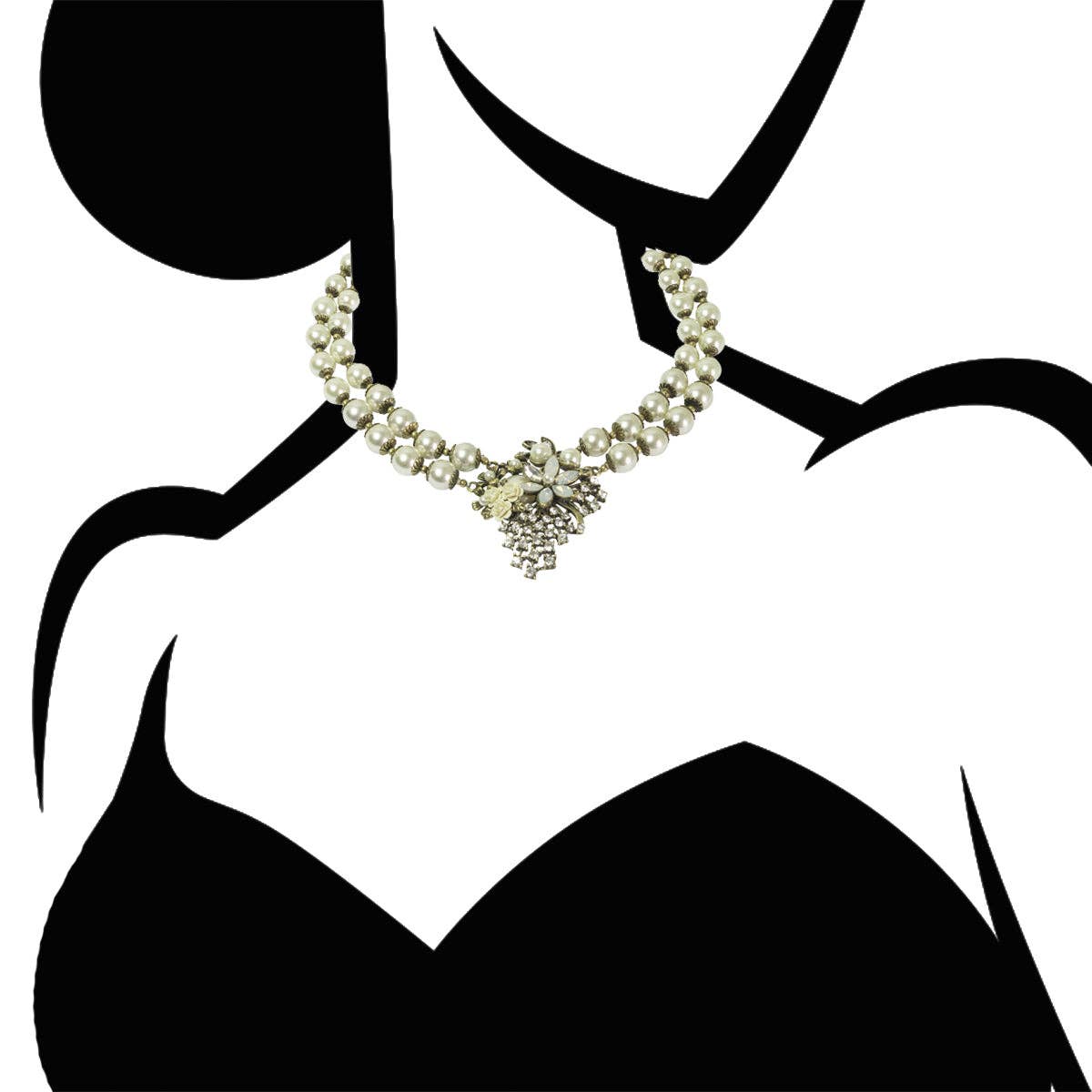 Lovett & Co - Miriam Haskell Pearl Necklace