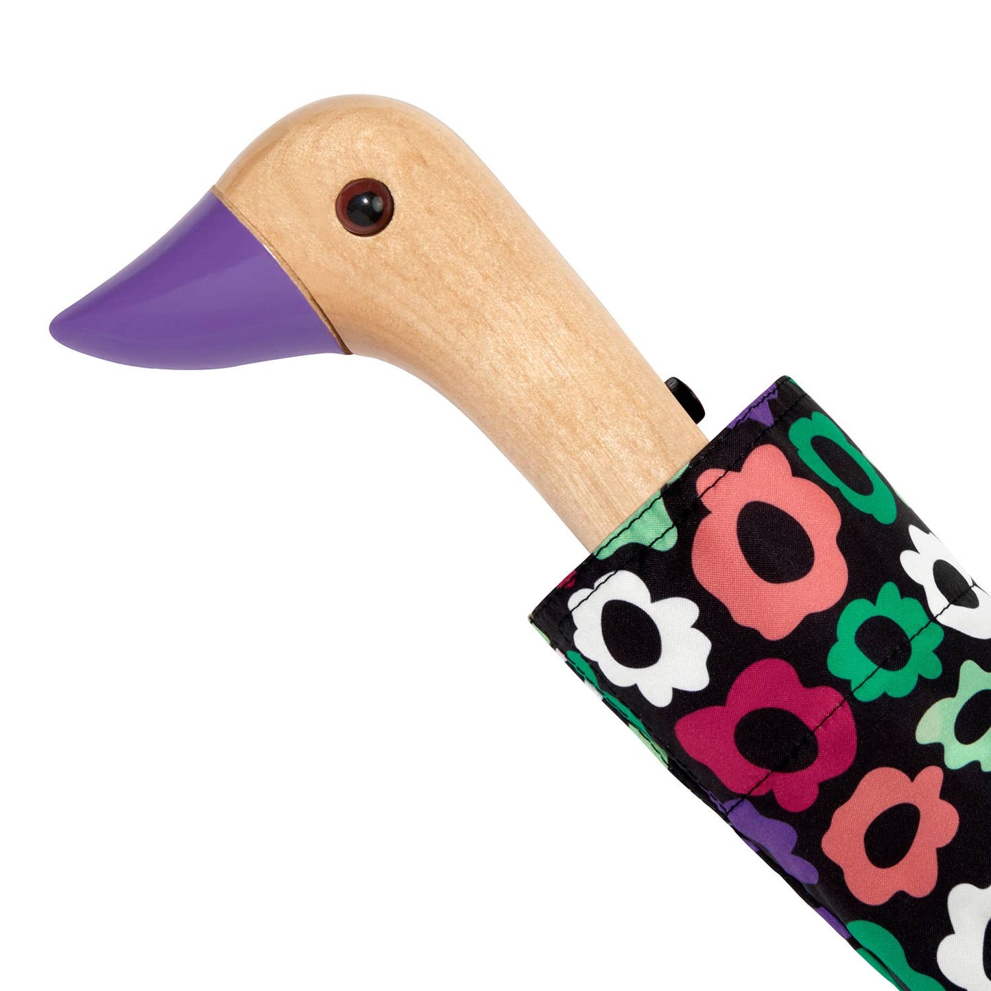 Original Duckhead US - Flower Maze Compact Eco-Friendly Wind Resistant Umbrella