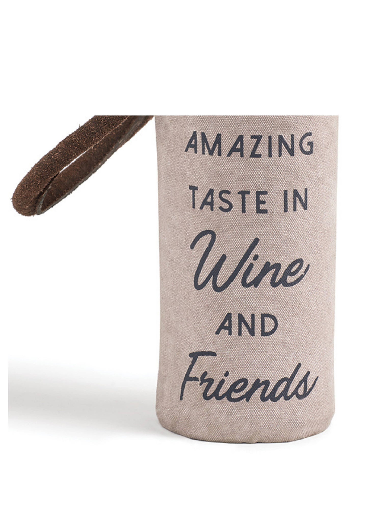 Mona B. - Amazing Up-Cycled Canvas and Leather Wine Tote Bag