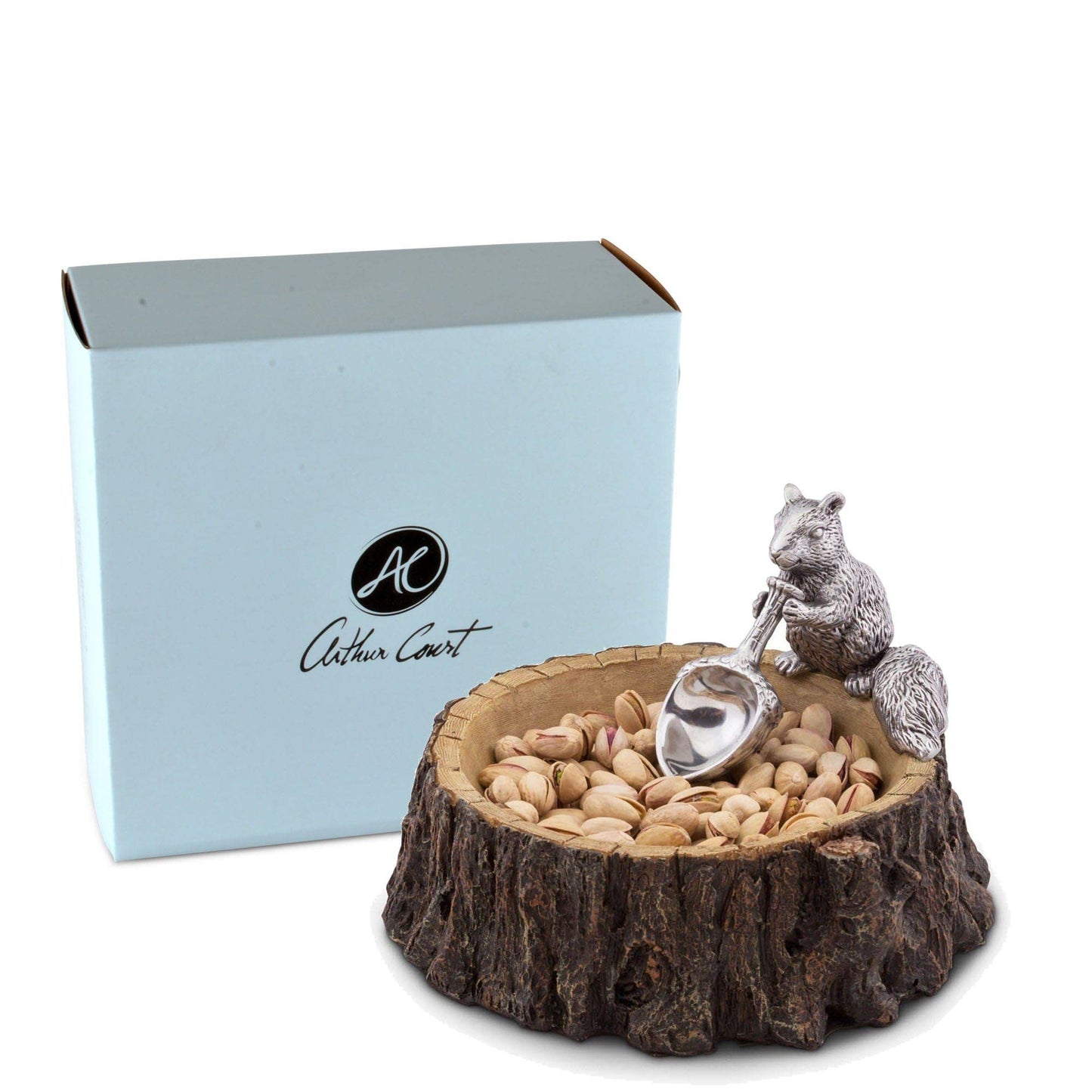 Arthur Court - Standing Squirrel Nut Bowl