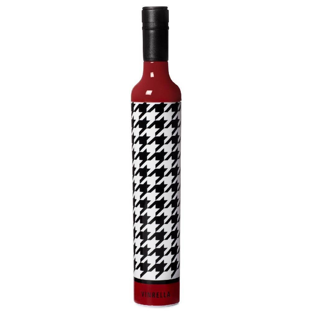 Vinrella - Houndstooth Bottle Umbrella