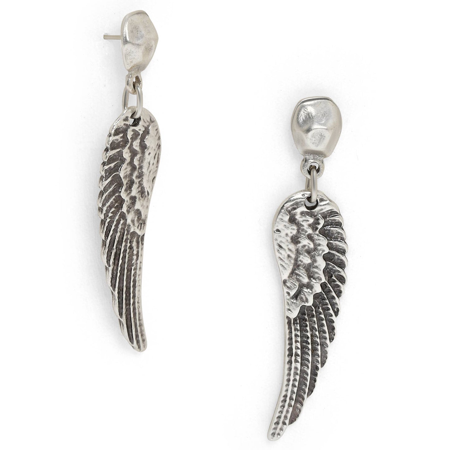 Chanour - Handmade Pewter Earrings - NE1579