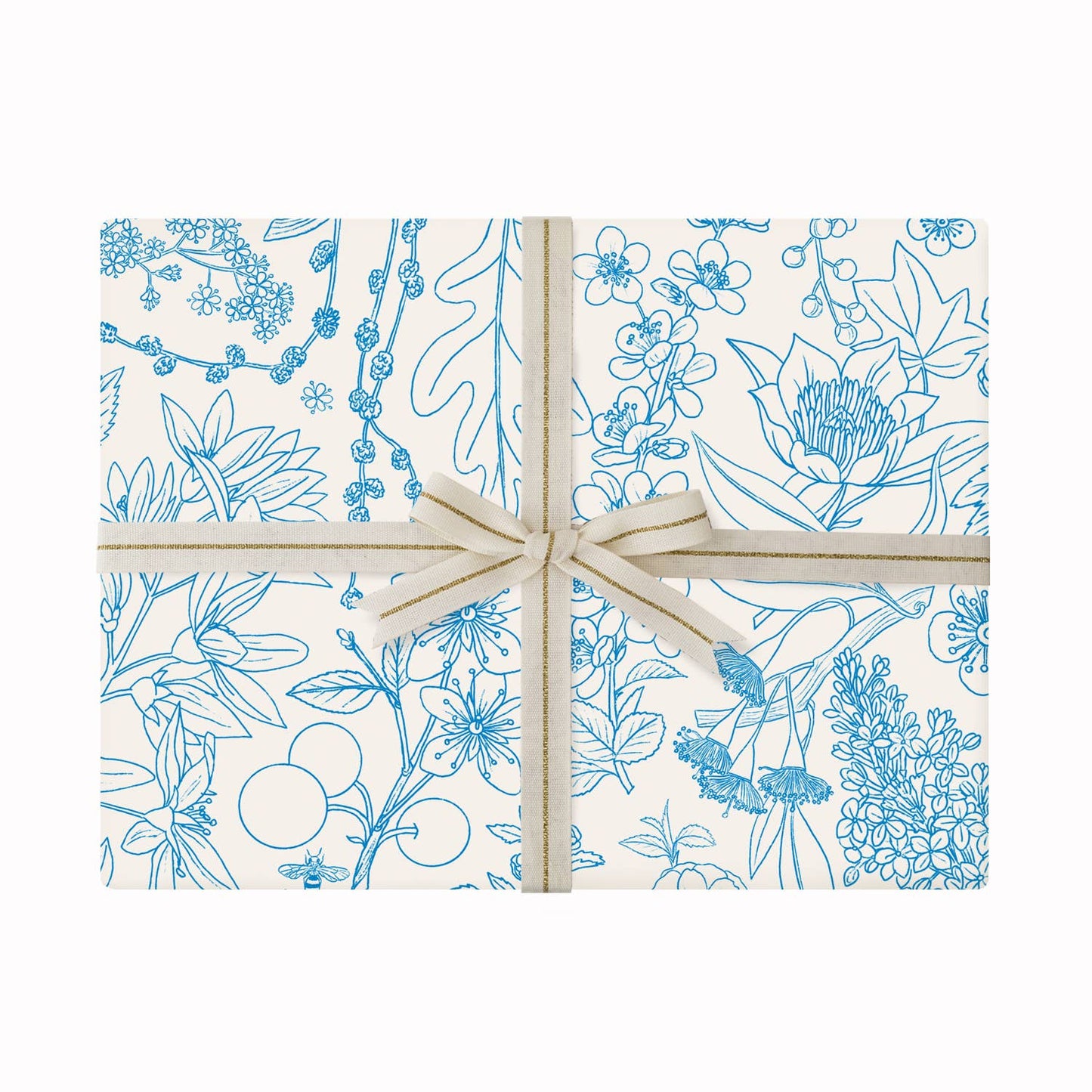 Botanica Paper Co. - FLOWERING TREES - NIGHT | Double Sided Wrapping Paper