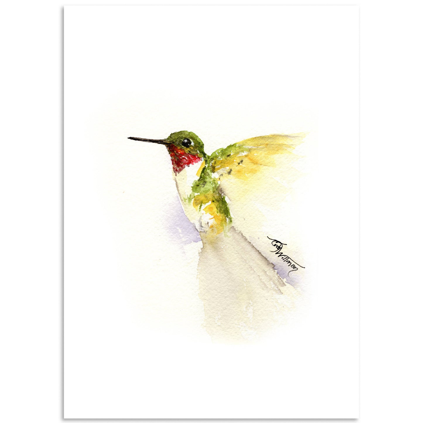Moonlight & Grace - Ruby-throated Hummingbird