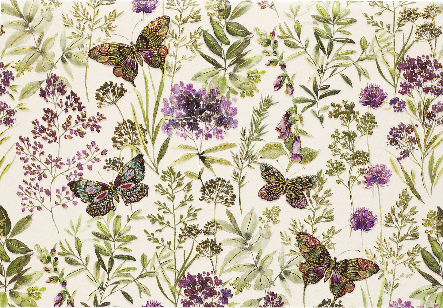 Peter Pauper Press - Amethyst Butterflies Note Cards
