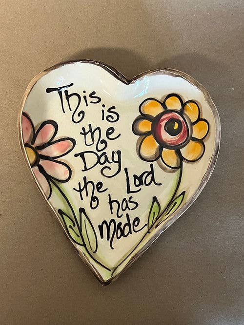 Heartfelt Traditions - Small Heart Plate ( "Lord Has" 2025 Spring-Summer Line)