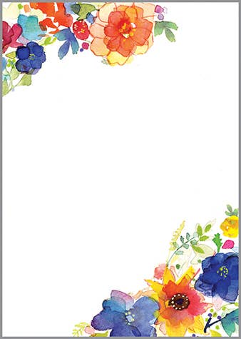 GINA B DESIGNS - Memo Pad - All Flowers