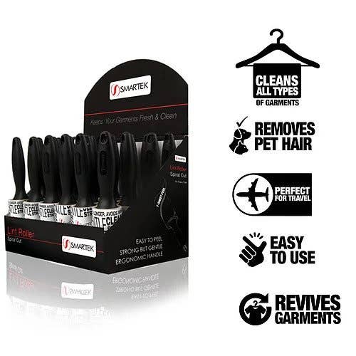 Smartek USA Inc. - Lint Roller - 24 Rollers (60 Sheets/roll)