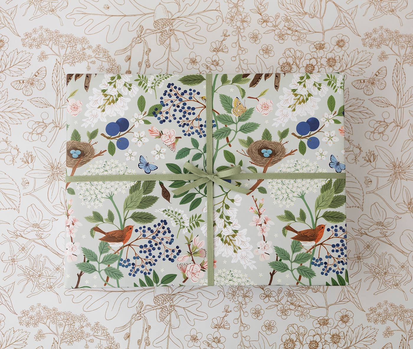 Botanica Paper Co. - FLOWERING TREES | Double Sided Wrapping Paper