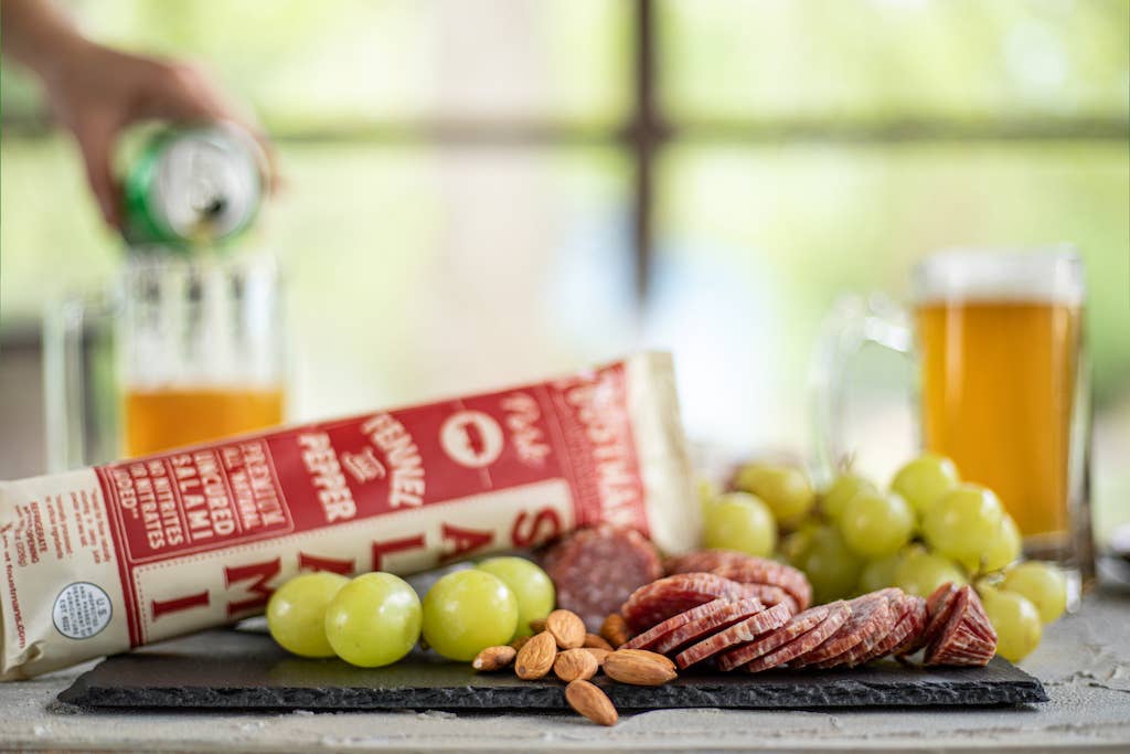 Foustman's Salami - PORK FENNEL & PEPPER | FOUSTMAN'S ALL-NATURAL UNCURED SALAMI