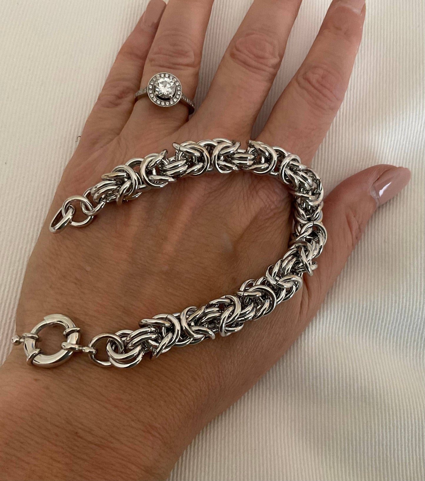 My Best Kept Jewelry - Knotted Silver Statement Bracelet